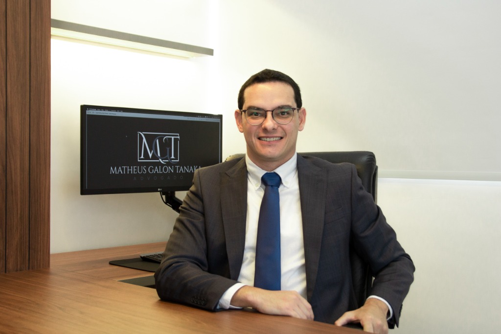 Dr. Matheus Galon Tanaka na MGT Advocacia